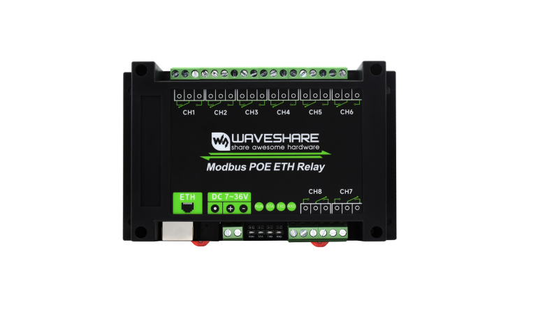 waveshare, modbus, home assistant