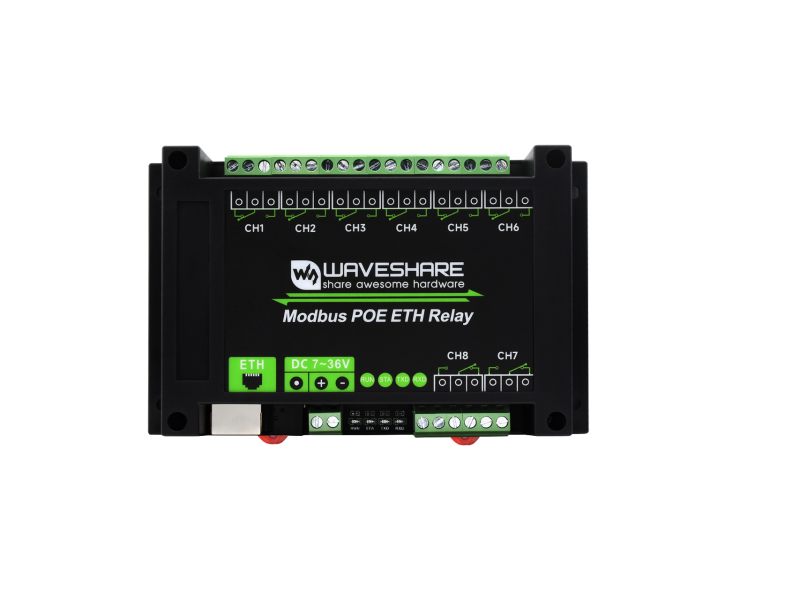waveshare, modbus, home assistant
